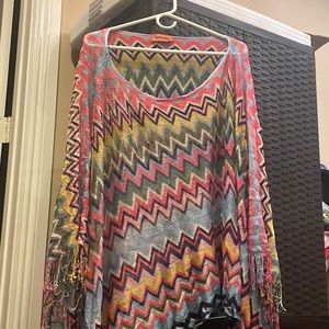 Missoni beach poncho